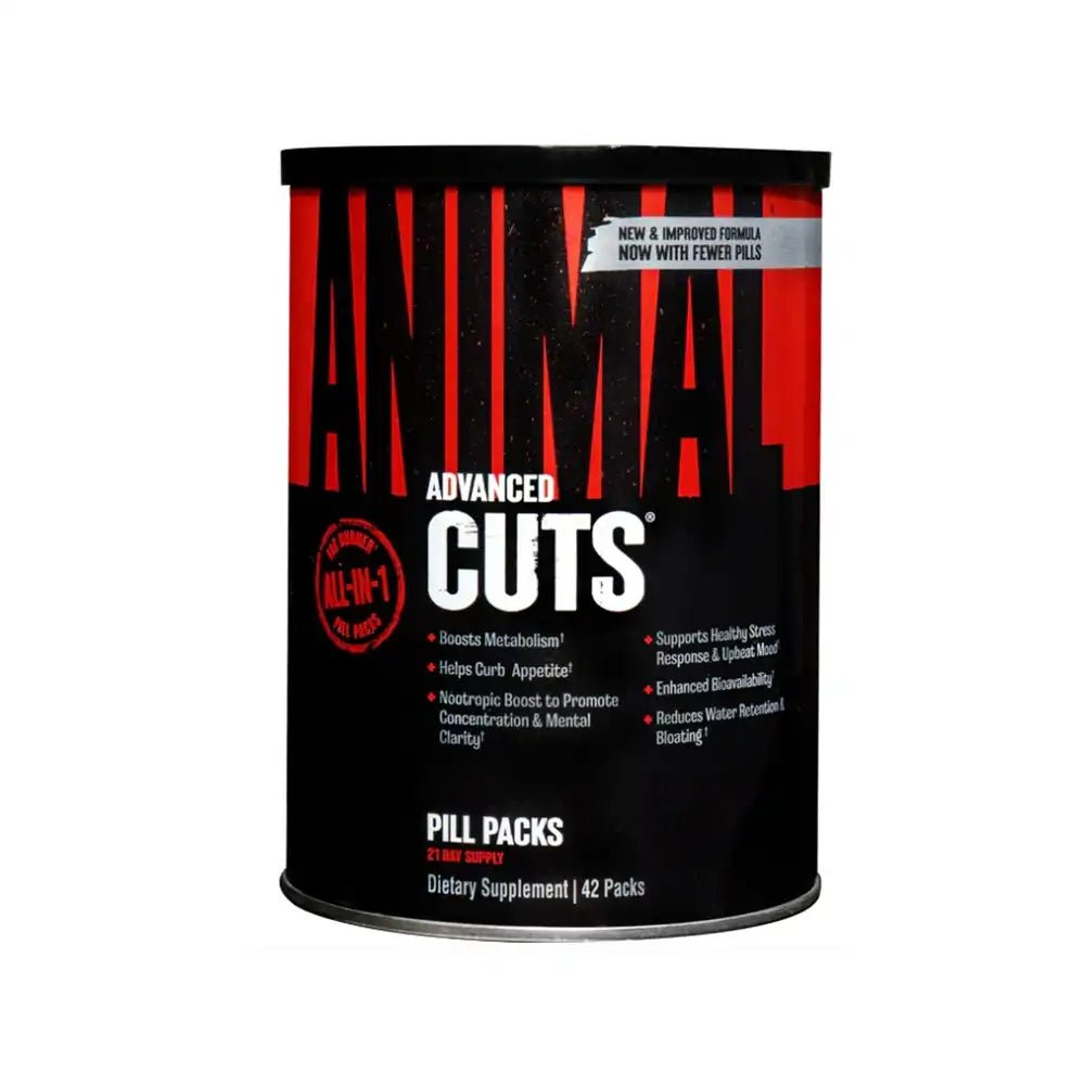 Universal Nutrition Animal Cuts Fat Burner & Metabolic Shredding Stack - 42 Packs - Egypt