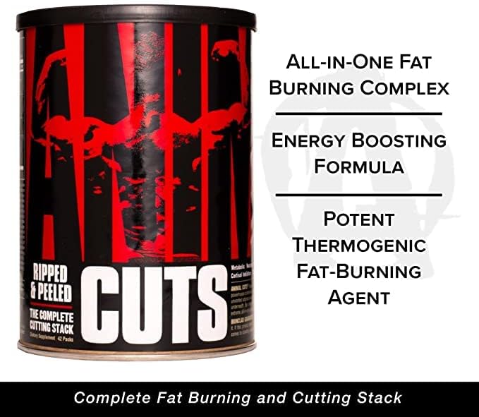 Universal Nutrition Animal Cuts Fat Burner & Metabolic Shredding Stack - 42 Packs - Egypt