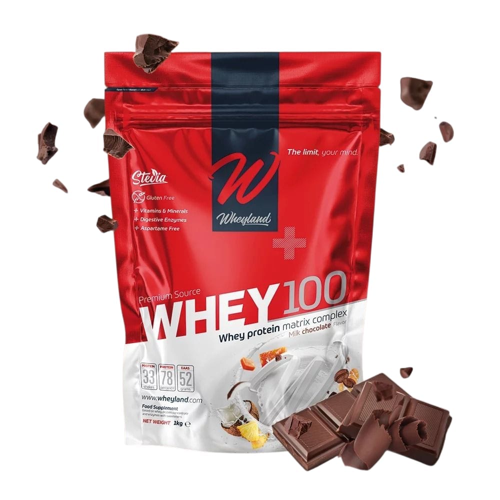 Wheyland Whey 100 1Kg Milk Chocolate - Egypt
