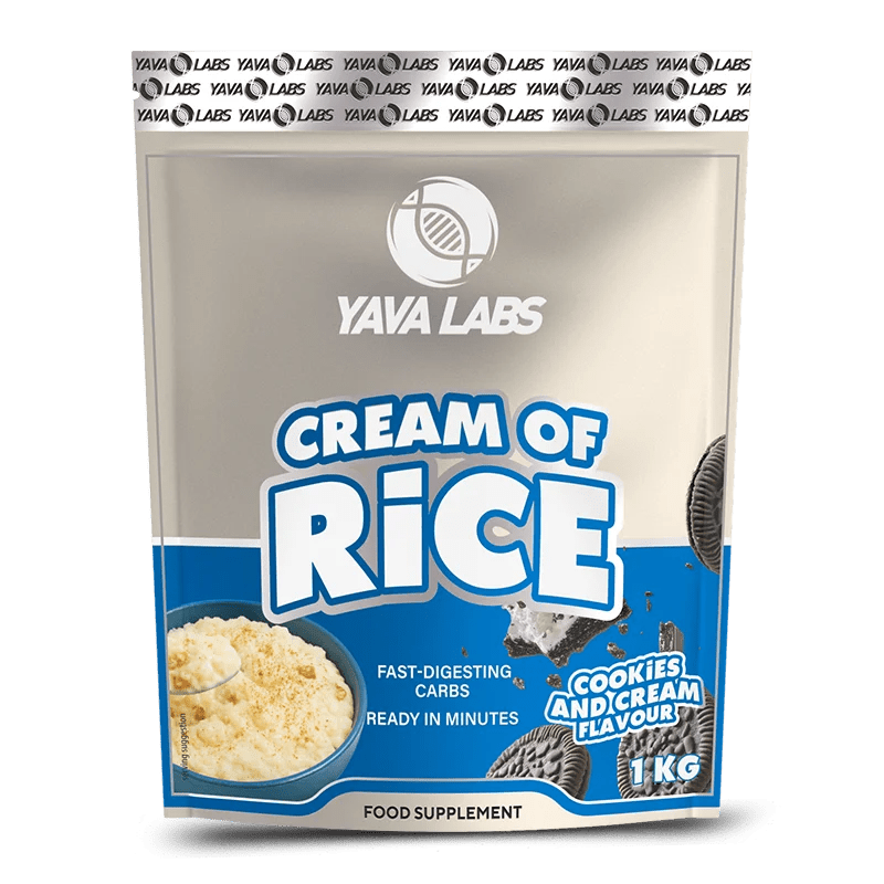 yava labs Cream of Rice – Cookies & Cream 1kg - Egypt