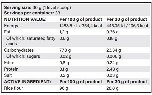 yava labs Cream of Rice – Cookies & Cream 1kg - Egypt