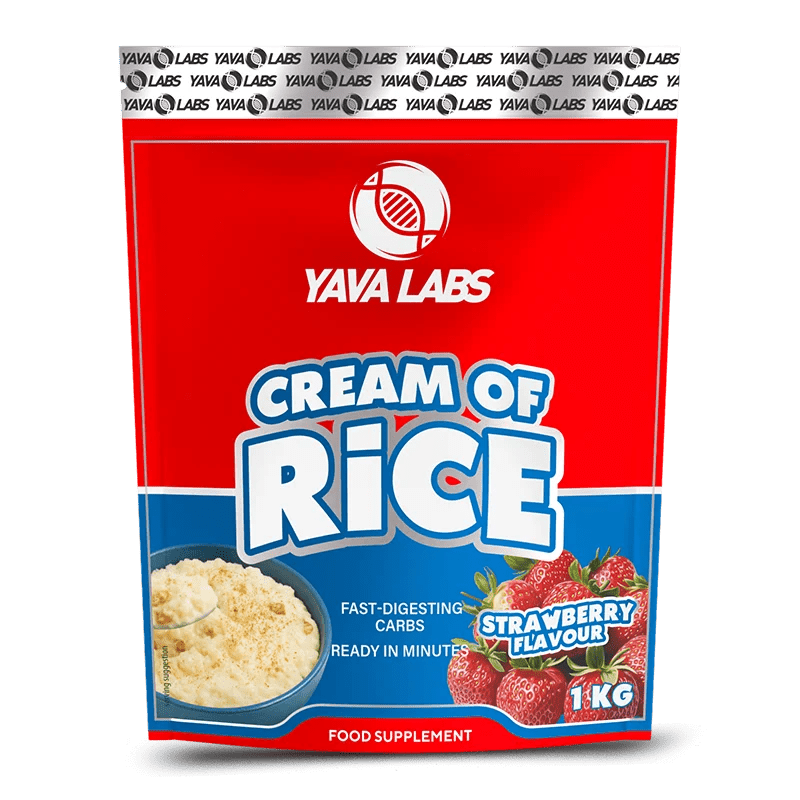 yava labs Cream of Rice – Strawberry 1kg - Egypt