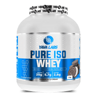 Yava Labs Pure ISO Whey Protein Isolate - Cookies & Cream, 2kg - Egypt
